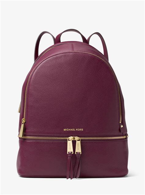 michael kors large backpack outlet|michael kors large leather backpack.